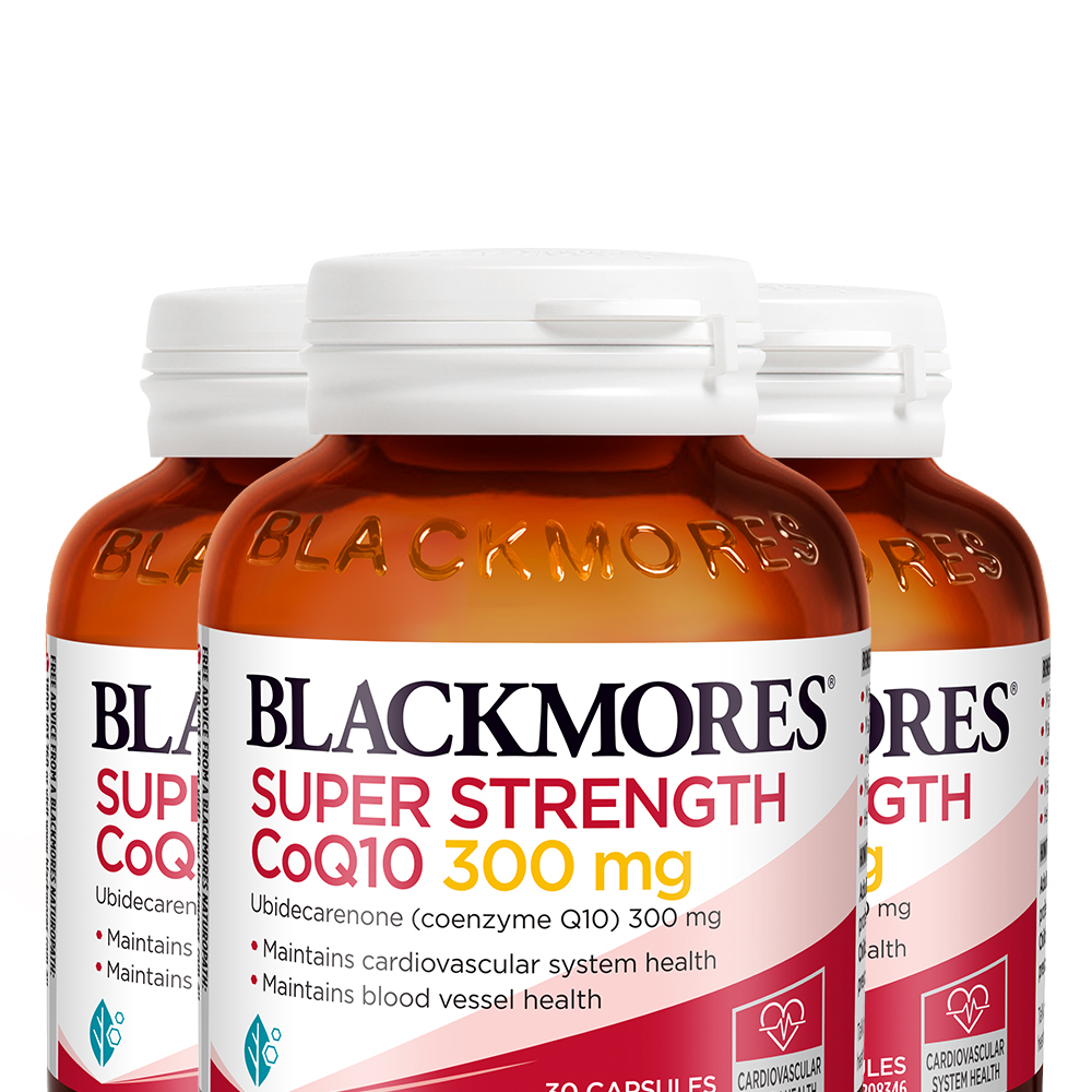 天猫国际进口超市【直营】3*澳洲Blackmores澳佳宝高浓缩Q10辅酶300mg30粒捍卫心脏1