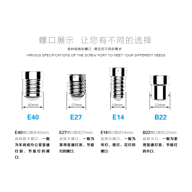 买9送1 家用螺旋节能灯泡E27螺口5w9w15w26W36W65W85W200W白黄光 - 图2