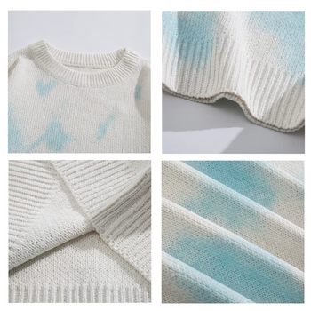 ດູໃບໄມ້ລົ່ນແລະລະດູຫນາວ sweaters ຄໍ pullover ແບບຮົງກົງສໍາລັບຜູ້ຊາຍ, ງ່າຍດາຍແລະວ່າງ, outerwear ສໍາລັບຄູ່ຜົວເມຍ, sweaters ຄໍຮອບ, in trend
