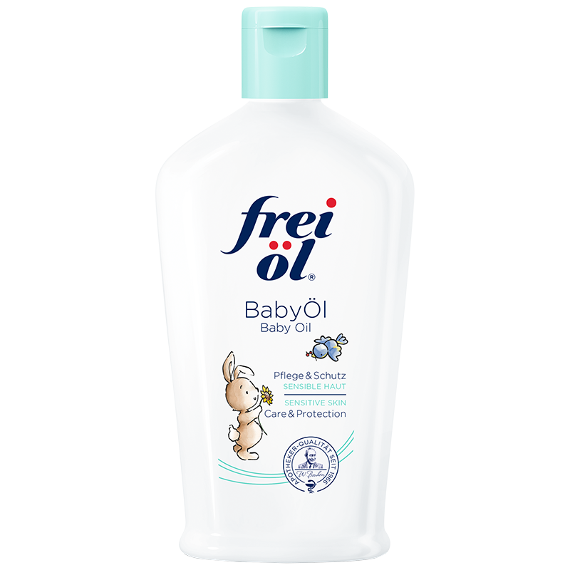 FREIOL海外旗舰店福来油婴儿抚触油新生婴儿护肤保湿身体油宝宝润肤油植物精油临期3