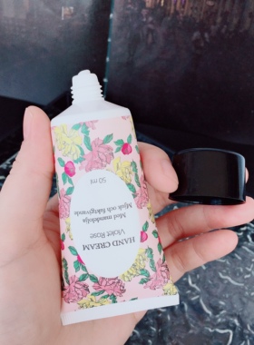 抹完指甲缝都香了~HAND CREAM紫罗兰玫瑰香氛护手霜滋润保湿50ml
