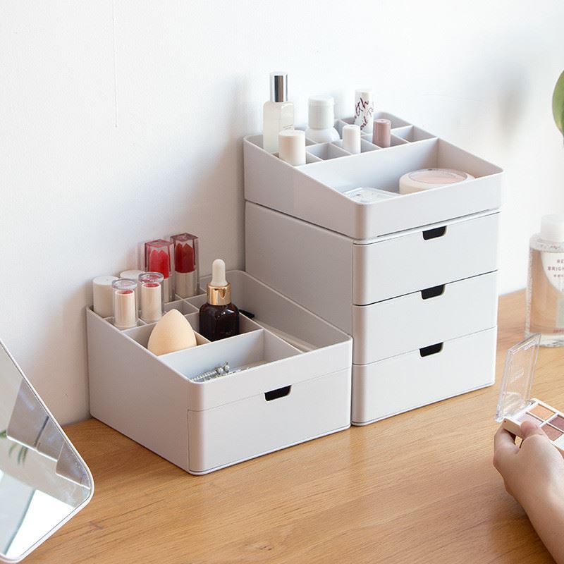 Organizer Drawers Plic Cosmetic Storage Box Desk Make Up-图1