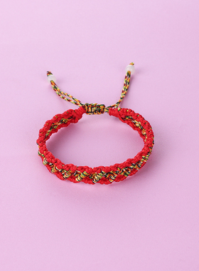 鸿运多彩色端午节五彩绳成品手绳