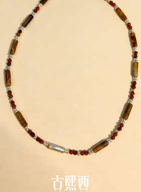 古熙西【一抹诗意】复古民族风美拉德高级感锁骨链项链精致百搭