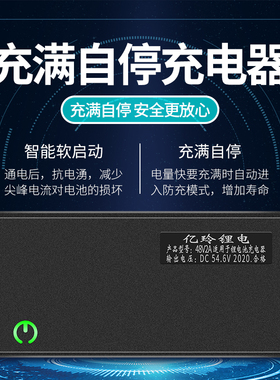 12V锂电池充电器5A4串磷酸充电器铁锂14.6V10A2A户外便携式3A专用