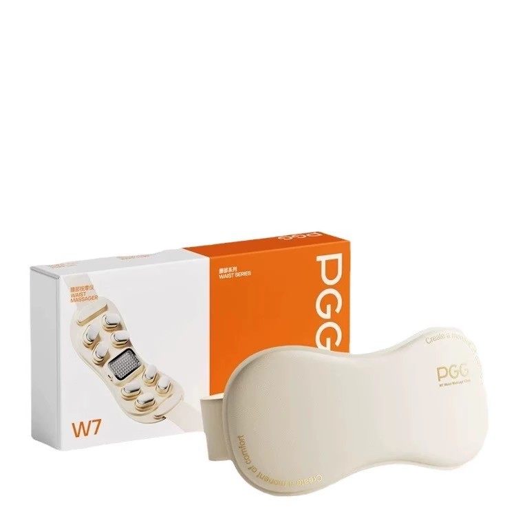 PGG腰部按摩仪护腰带W7高颜值深层缓解腰酸累震动加热敷礼物便携,淘宝优惠券,粉丝福利购,淘宝优惠卷