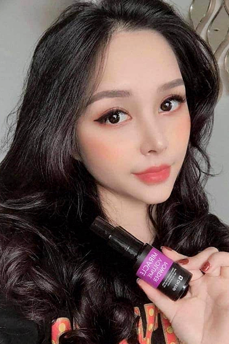 头发贴头皮蓬松定型发根吸油免洗粉 moeta头发造型