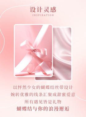 蝴蝶结情侣对戒925银一对情侣款