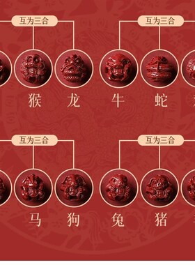 2025蛇年本命年三合贵人手链女手串男低含量朱砂属蛇礼物十二生肖