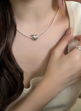 纯银锁骨链女ins同款项链
