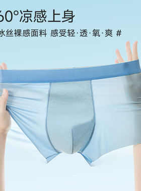 CoolIceSilkMen'sUnderwearFlat