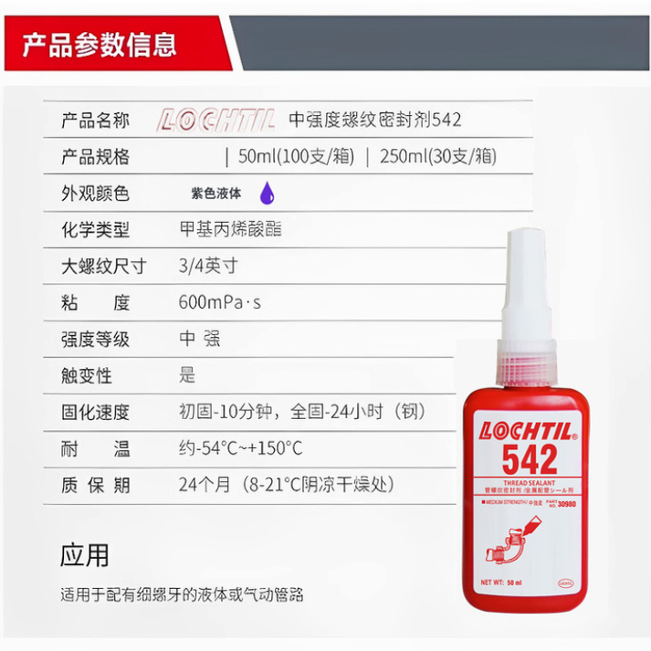 管螺纹密封强力胶环保可拆卸代替生料带中细尺寸金属螺纹密封胶水 - 图2