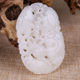 Xinjiang Hotan Jade White Jade Brand Jasper Jade Brand Jade Pendant Men and Women Hollow Goldfish Pendant Jade Brand