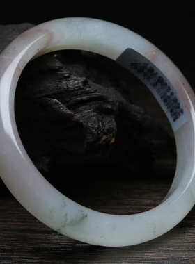 鸡血玉手镯天然玉石冰种名族风女