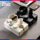 Coffee press base knocker box powder dispenser set