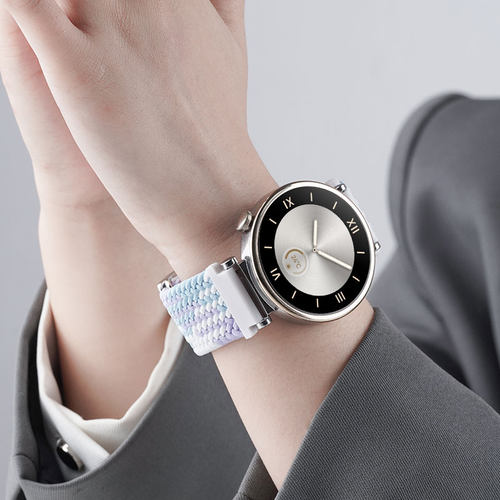 适用佳明Forerunner255s/245s/245M/SQ2编织570表带Forerunner645/Vivoactive3/Venu3/2s手表Sq磁吸扣970 - 图2