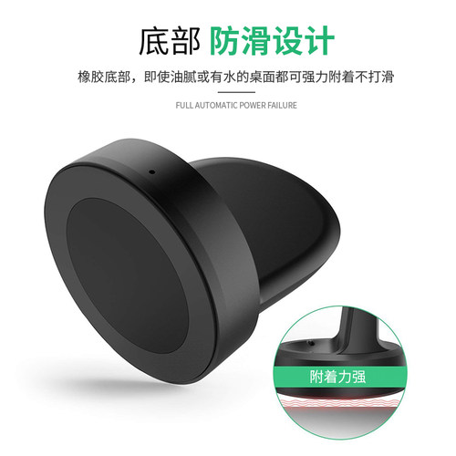适用三星GearS2/S3智能手表Sport s4充电器Galaxy watch8classic磁吸式ultra底座快充不伤机无线充电头 - 图2
