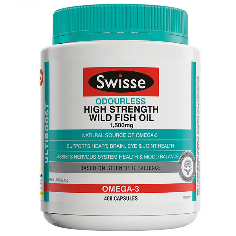 swisse澳洲深海鱼油1500mg软胶囊 博润海外鱼油/深海鱼油