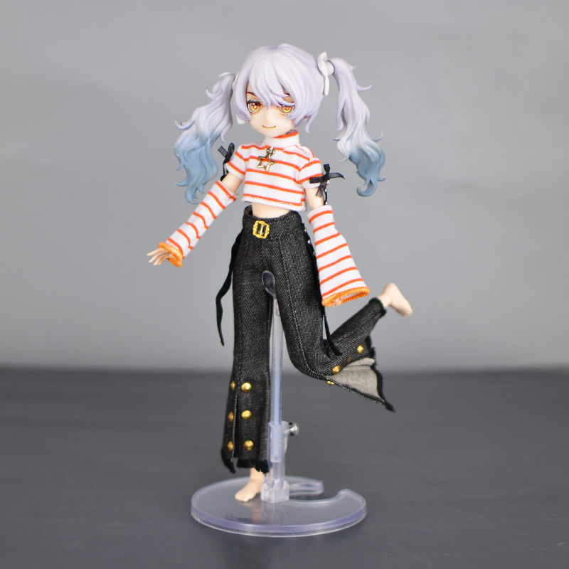 YMY素体支架 BJD娃6分4分3分支架拍照隐形展示站立升降支架ob11 - 图0