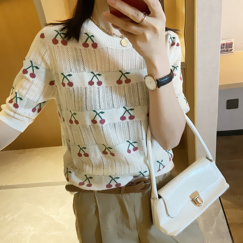 霏融早秋新款宽松细羊毛针织打底衫 霏融毛针织衫