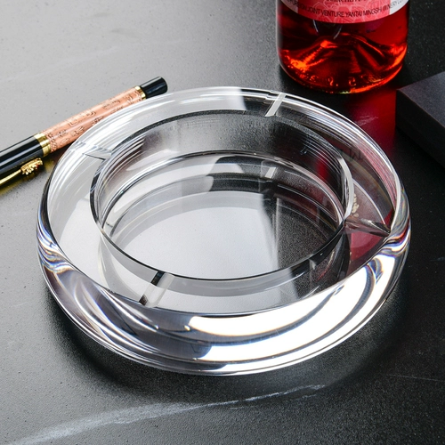 Элитная креативная трендовая большая стеклянная пепельница для офиса, легкий роскошный стиль, делается под заказ, подарок на день рождения