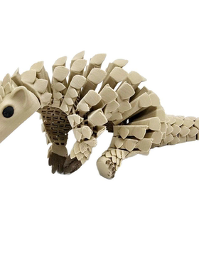 跨境新品迷你穿山甲模型摆件桌面装饰品创意礼物儿童玩具