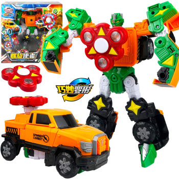 Kabao Car God: Flying Team Master Series Rescue Master Junior Transformed Car Robot Toy Boy