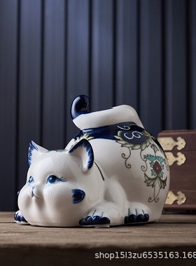 极速客庄创意结婚j礼物客厅电视柜酒柜送礼现代简约猫咪家居装饰