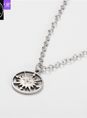 极速.European Men Hip hop necklace Pendant Simple accXessori