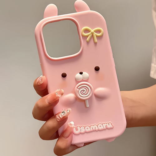 适用oppoReno15手机壳reno14立体旋转棒棒糖兔丸reno13卡通12pro女款findx9防摔x8硅胶a5x软壳a58可爱a3x新款 - 图1