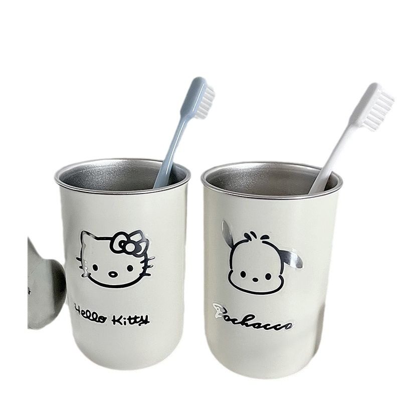 不锈钢三丽欧可爱洗漱刷牙杯ins风学生宿舍简约情侣刷牙漱口杯,淘宝优惠券,粉丝福利购,淘宝优惠卷