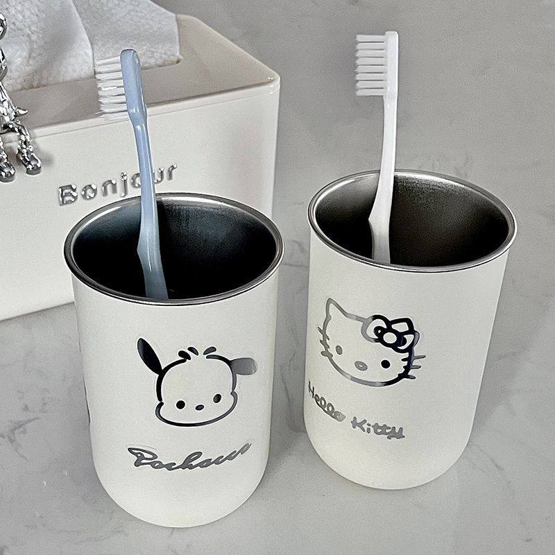 不锈钢三丽欧可爱洗漱刷牙杯ins风学生宿舍简约情侣刷牙漱口杯,淘宝优惠券,粉丝福利购,淘宝优惠卷