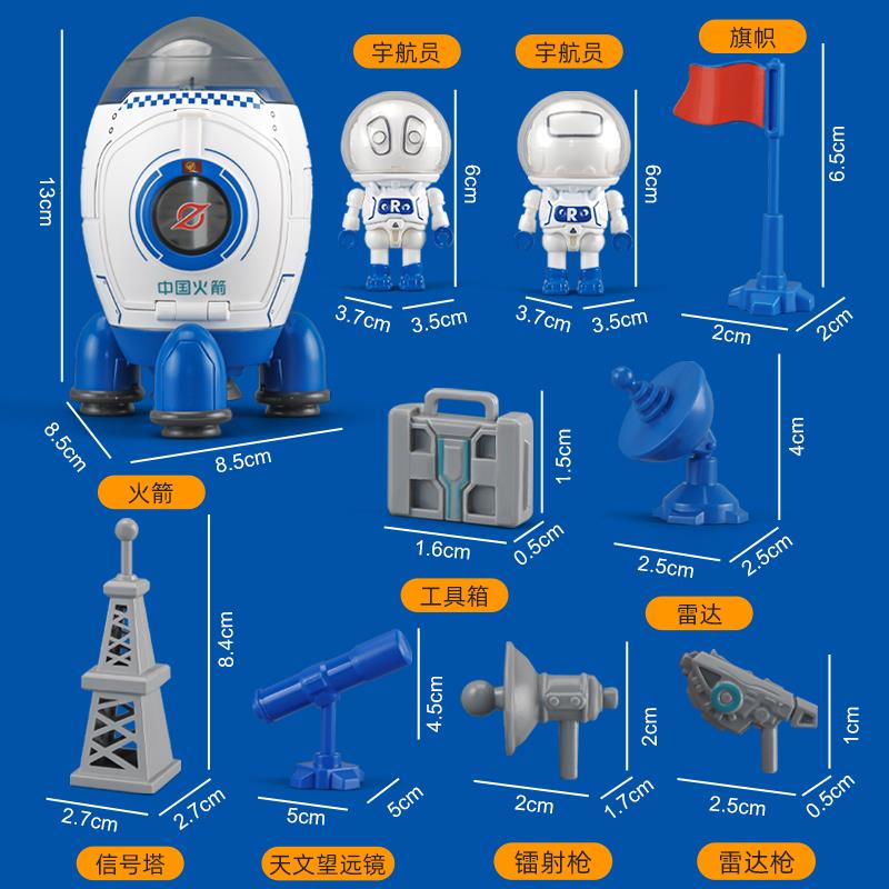 卡威合金火箭模型航天飞机玩具仿真儿童大飞机男孩宇宙飞船航模 - 图2