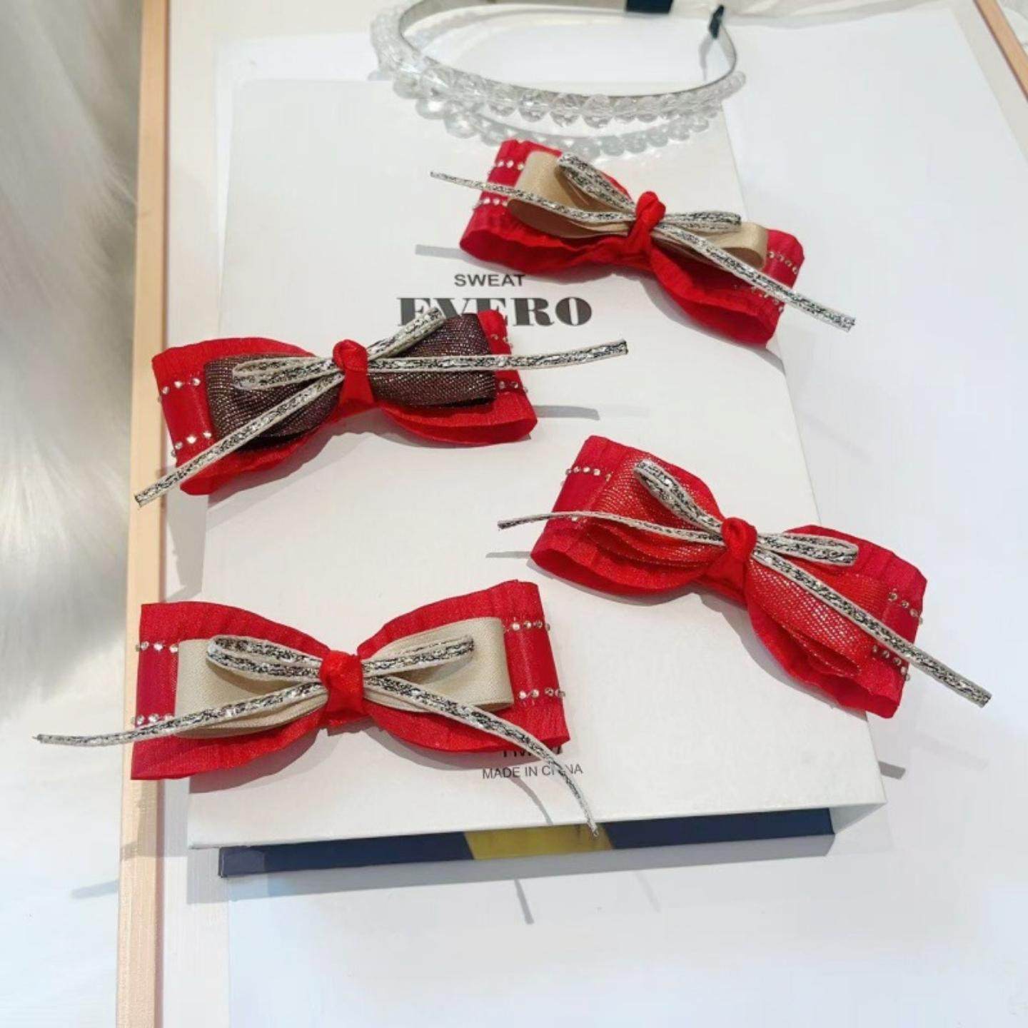 狗狗发夹新年狂甩不掉约克夏猫咪头饰过年中国风红色夹子宠物,淘宝优惠券,粉丝福利购,淘宝优惠卷