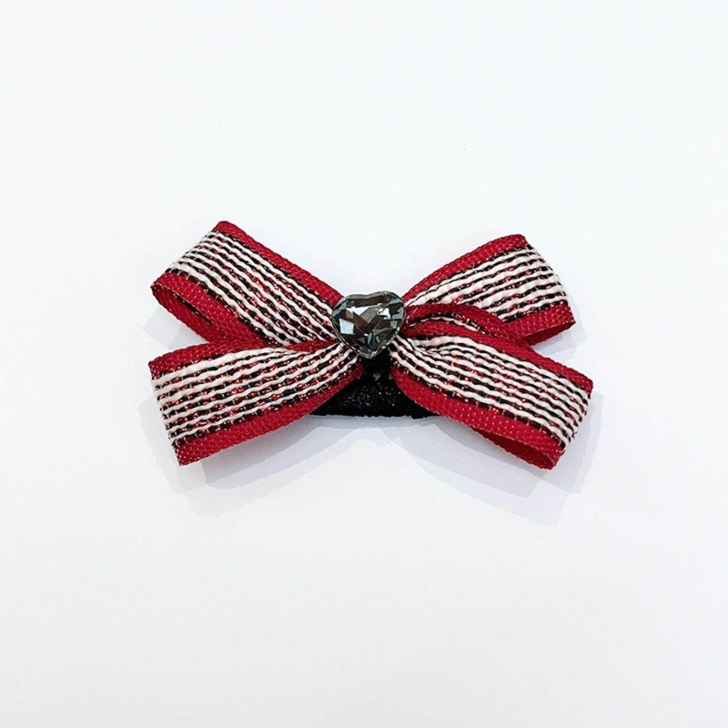 新年红色喜庆狗狗发夹蝴蝶结比熊发饰套装宠物头饰猫咪马尔济斯,淘宝优惠券,粉丝福利购,淘宝优惠卷