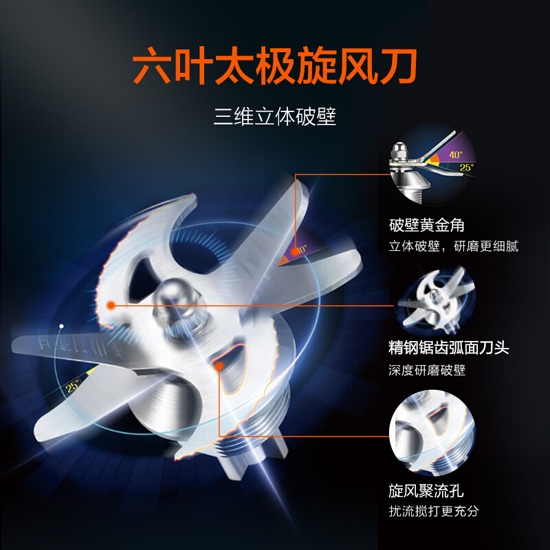 苏泊尔厨房电器旗舰店苏泊尔破壁机加热全自动家用静多功能豆浆机音新款小型辅食料理机3