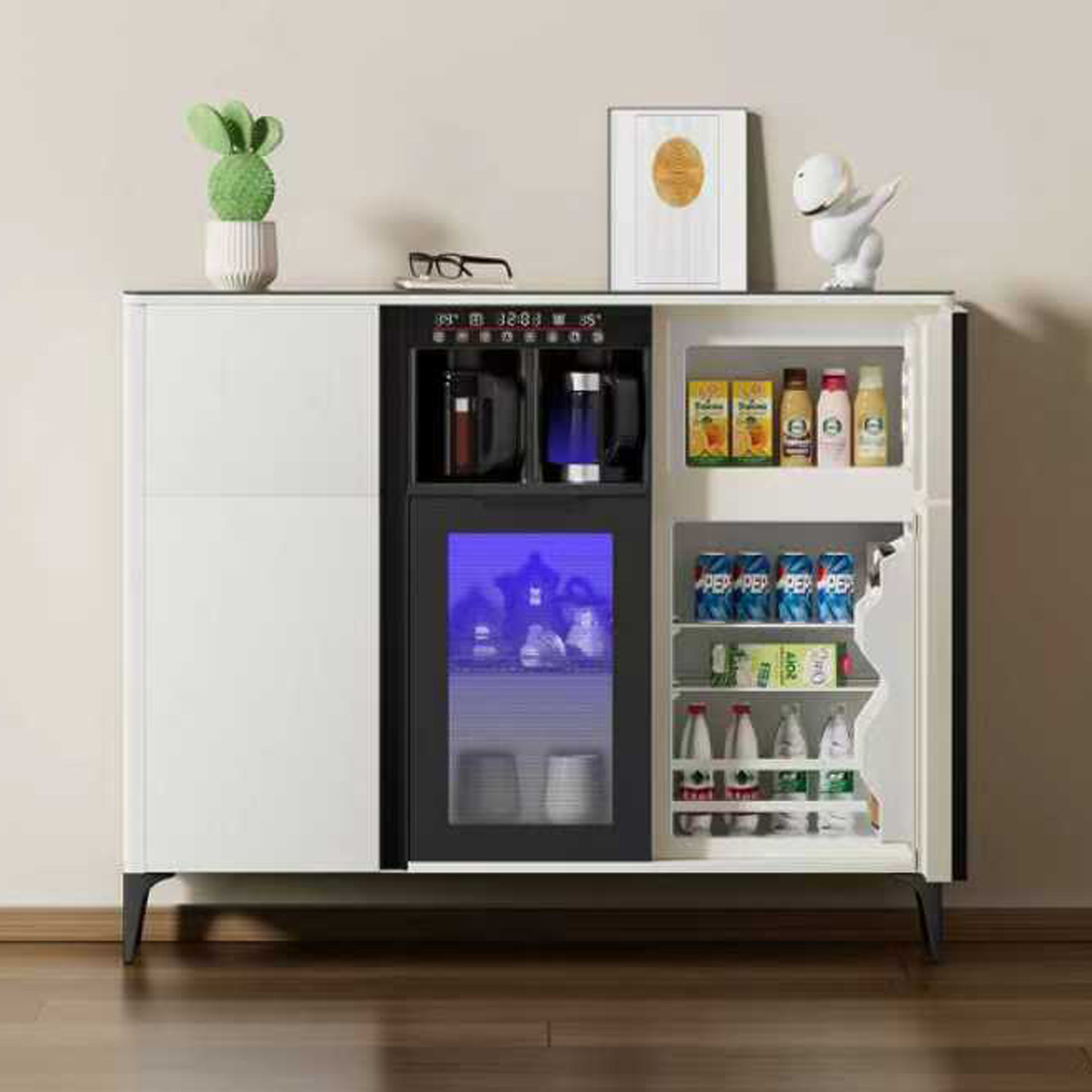 2025新款家用商用语音全自动实木茶吧机一体柜冰箱冷藏冷冻消毒柜,淘宝优惠券,粉丝福利购,淘宝优惠卷