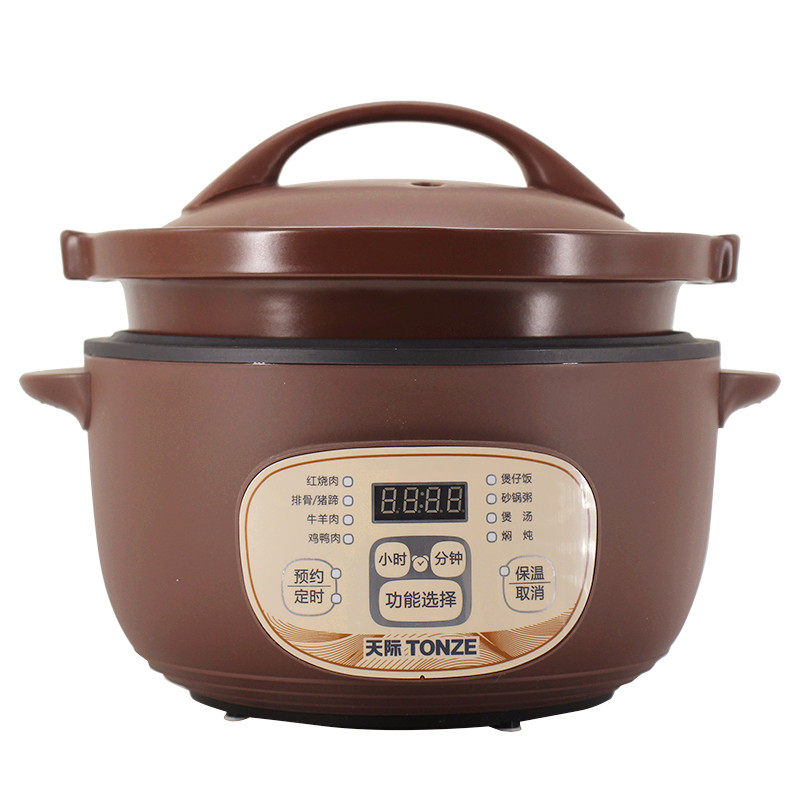 天际电炖炖锅3l煲仔饭家用紫砂锅 天际蓝航电炖/煮粥锅/文火炉