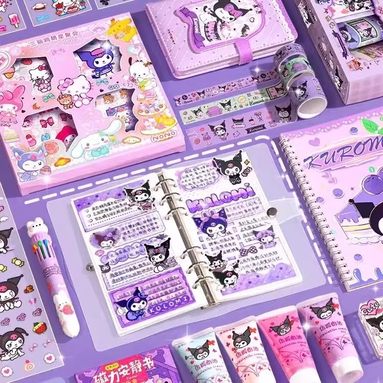 2026新款库米米奶油胶咕卡礼盒安静书手账胶带套装儿童玩具diy材料立体贴纸女孩儿童生日礼物学习用品大礼包6,淘宝优惠券,粉丝福利购,淘宝优惠卷