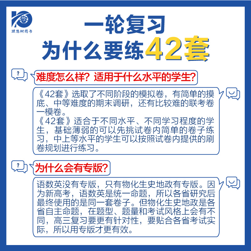 理想树2024新版高考必刷卷42套地理模拟卷汇编全国卷新教材新高考版高中高三一轮复习练习册地理高考必刷题高考一轮模拟 - 图2