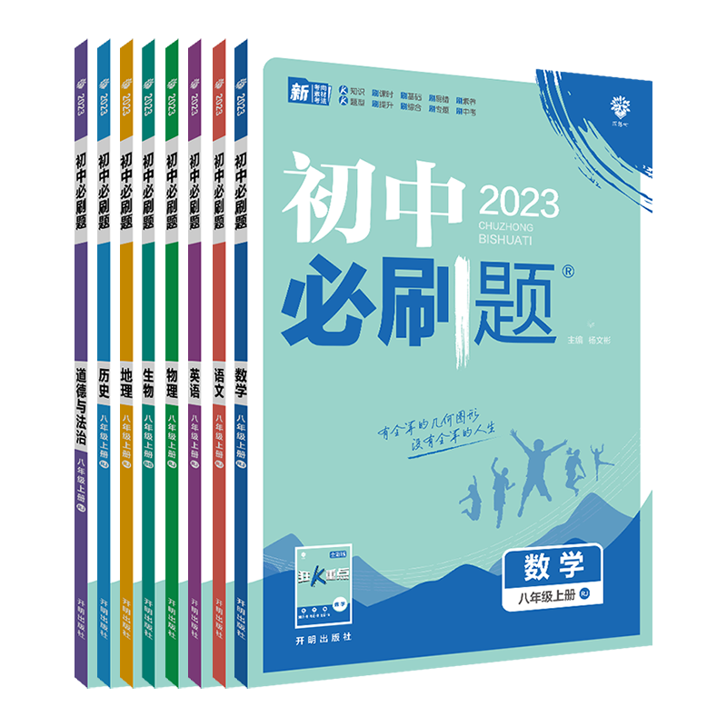 理想树2024初中必刷题八年级下册上册物理数学语文英语历史生物地理道德与法治八下人教版教材同步练习册初中必刷题狂K重点教辅书 - 图1