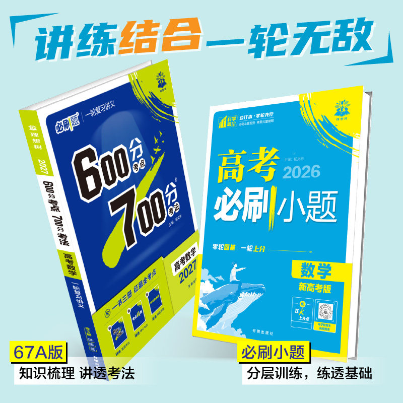 理想树2025新版高考必刷小题数学19题新题型语文英语历史地理物理化学生物高二高三高考一轮复习选择填空基础题狂做专项练习必刷题