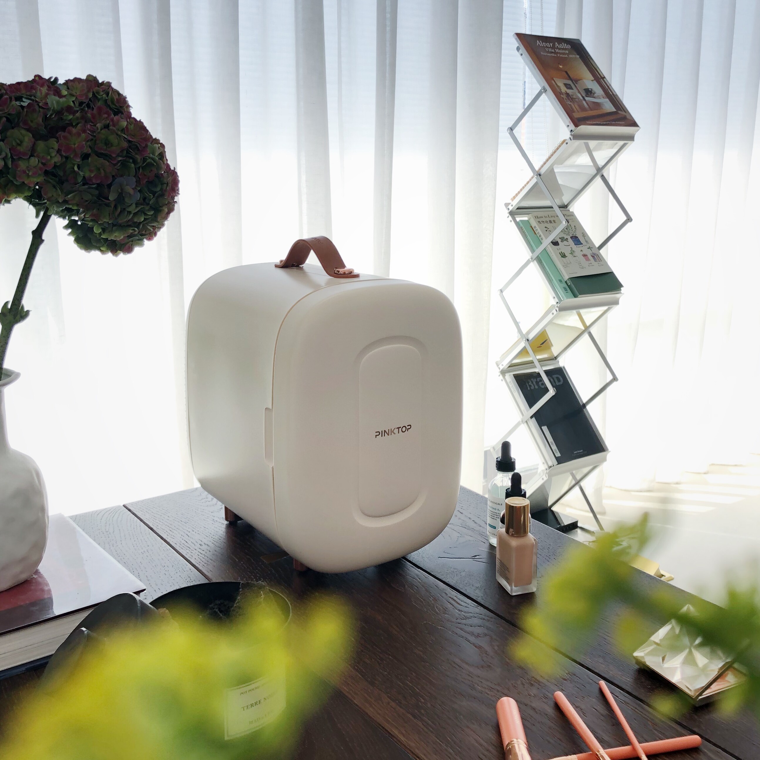 PINKTOP缤兔化妆品美妆冰箱化妆品冰箱小仙盒系列5L,淘宝优惠券,粉丝福利购,淘宝优惠卷