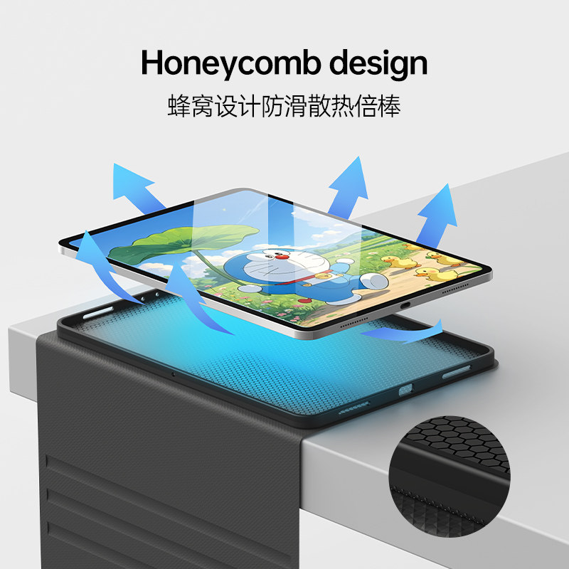 适用苹果ipadair7平板保护套新款mini7女生pro2024防摔ipad11带笔槽10代轻薄air5/6/4创意保护壳6/5哆啦A梦,淘宝优惠券,粉丝福利购,淘宝优惠卷