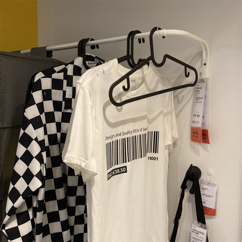 宜家埃斯汀衣架防滑晾晒塑料衣架衣撑黑色衣架10件套IKEA正品包邮,淘宝优惠券,粉丝福利购,淘宝优惠卷