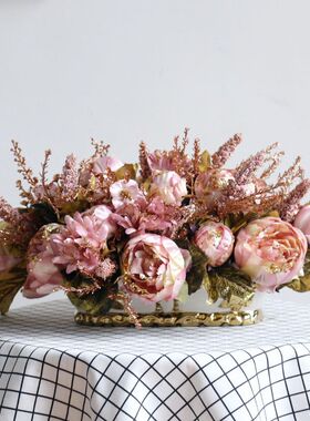 欧式宫廷牡丹仿真花艺套