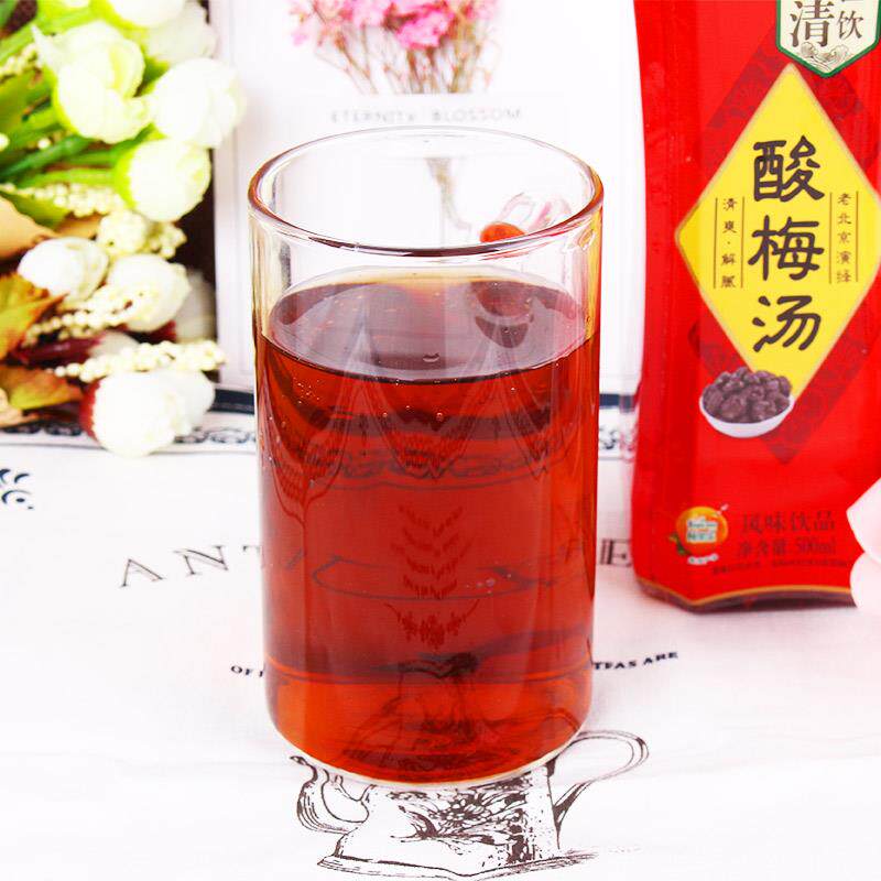 500ml*15瓶整箱包邮夏季品酸梅汤 广农乐酸梅汤