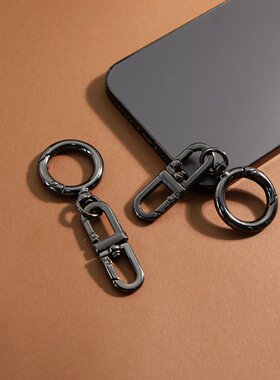 红色喜庆情侣汽车钥匙扣包带连接扣配件手机挂件扣书包名字挂件扣