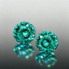 Paraiba loose stone Paraiba tourmaline vortex starry sky cut high precision round jewelry strange stone ring main stone