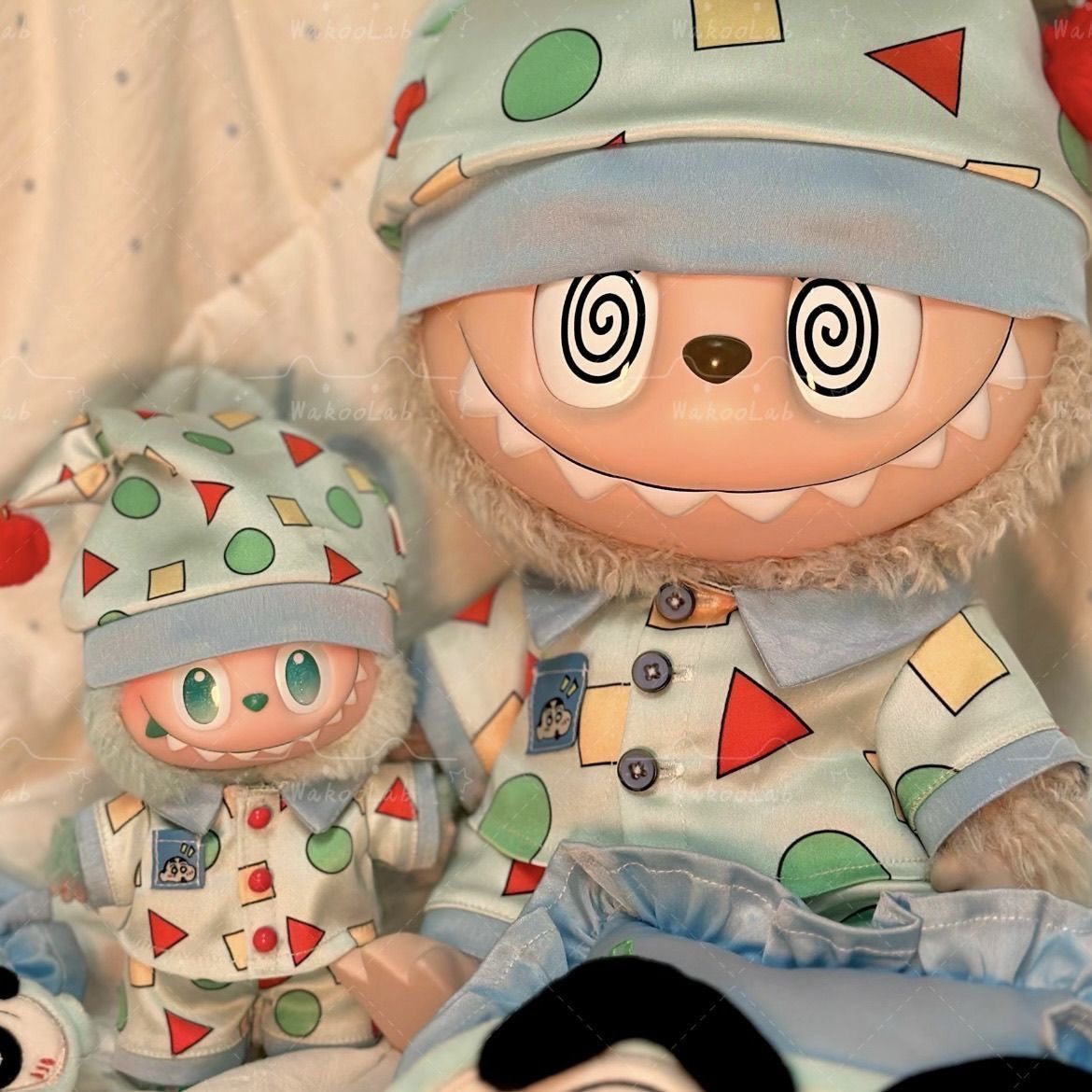 可爱卡通蜡笔小新睡衣17cmbubu一代二代三代公仔玩偶衣服换装着替,淘宝优惠券,粉丝福利购,淘宝优惠卷